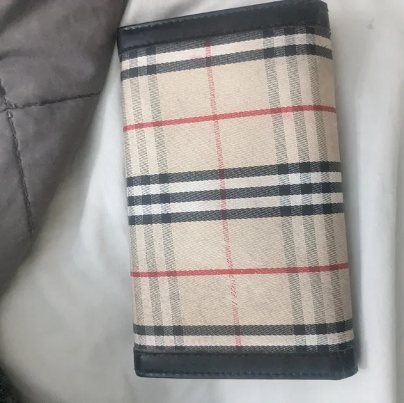 Genuine Burberry Vintage Check & Card Leather Wallet. Collectible vintage - Picture 4 of 8